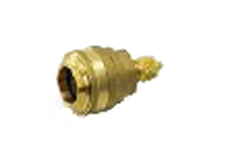 מחבר עם שסתום טעינה — מחבר צנרת VRF ללא הלחמה AIRCO-Push&Go, מידות ⅜"–1¾"